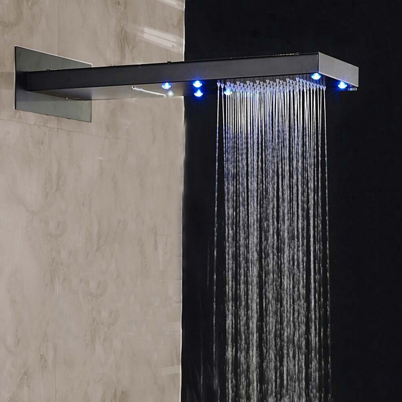 Doccia Oil Rubbed Bronze Wall Mounted Shower Set with Mixer Valve
